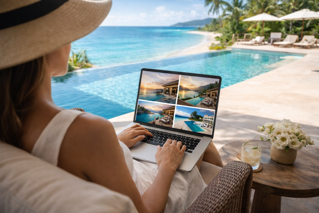 Planning a Luxury villa vacation while comparing destinations